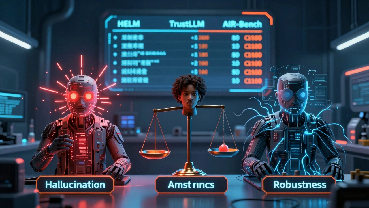 AI Safety Benchmarks: How to Measure Hallucinations, Bias, and Robustness in Foundation Models