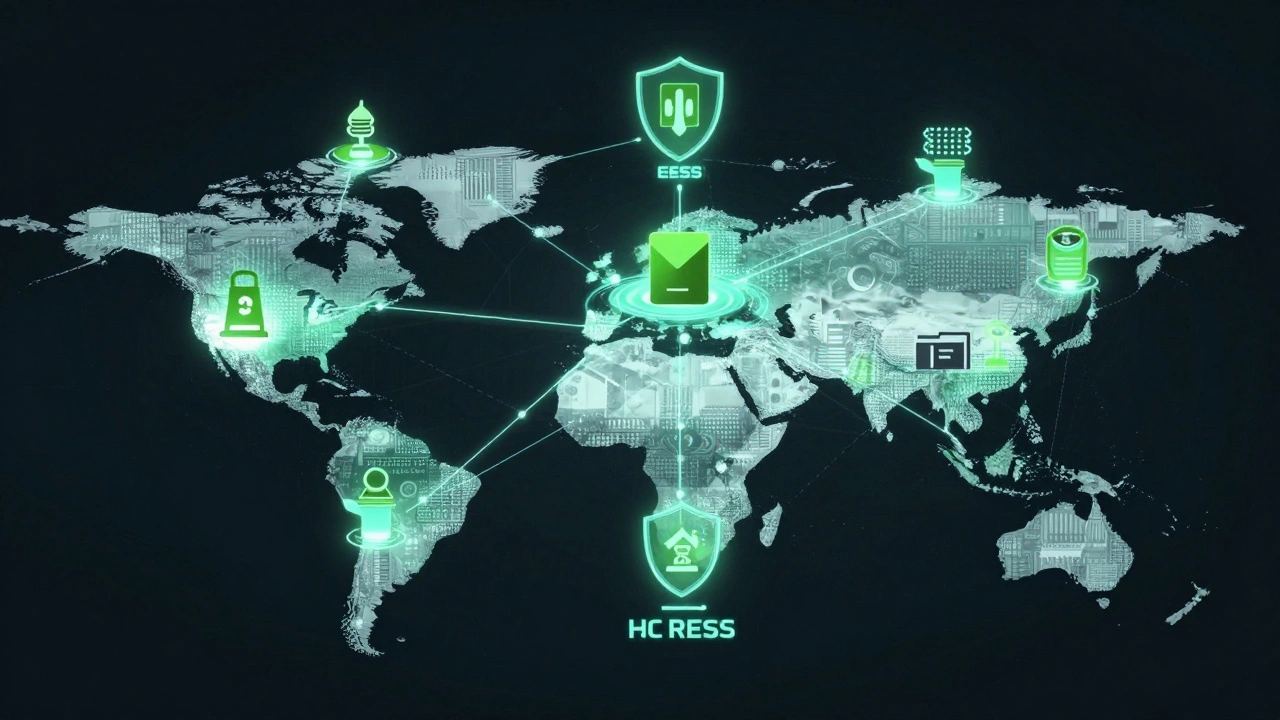 Network of global subsidiaries connected through an in-house bank with ESG and fraud prevention controls.